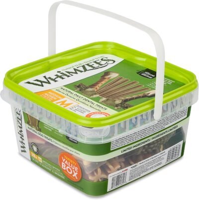 Whimzees Natural Grain Free Daily Dental Dog Treats Variety Packs