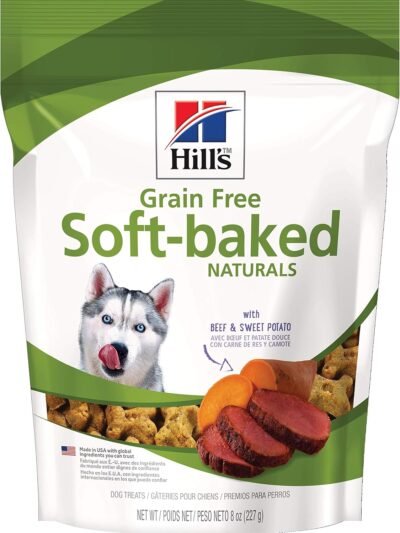Hill's Grain Free Dog Treats Soft-Baked Naturals with Beef & Sweet