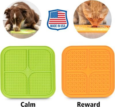 Hyper Pet Licking Mat for Dogs & Cats New Version The IQ Treat Mat