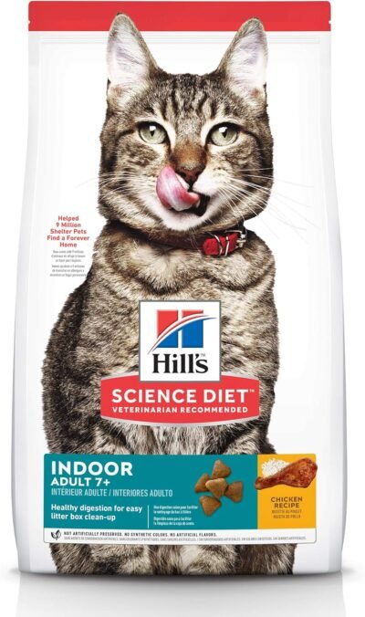 Hill's Science Diet Dry Cat Food Adult 7 for Senior Cats Indoor