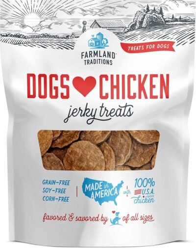 Farmland Traditions Filler Free Dogs Love Chicken Premium Jerky