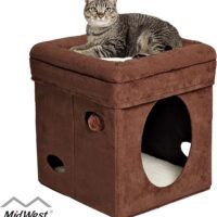 MidWest Curious Cat Cube Cat House Cat Condo