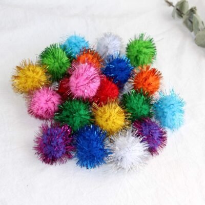 Assorted Color Sparkle Balls for CatsMy Cat's All Time Favorite Toy15