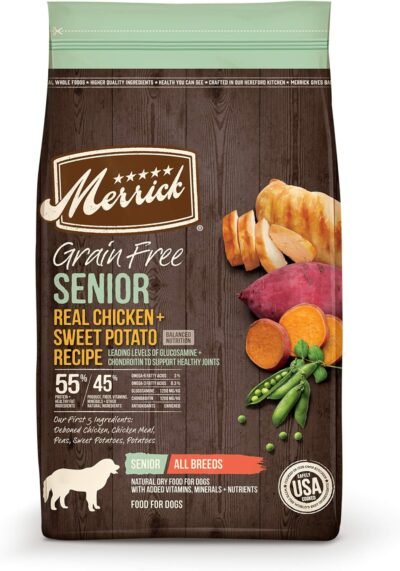 Merrick Senior Grain Free with Real Meat Sweet Potato Dry Dog Food