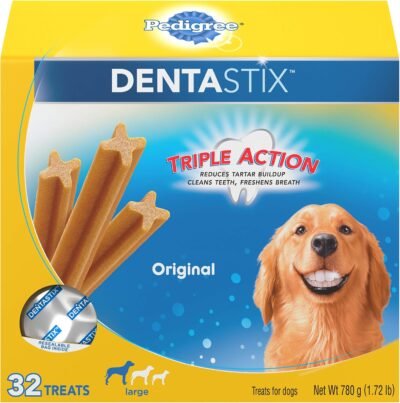 Pedigree DENTASTIX Treats for Large Dogs 30 lbs Multiple Flavors