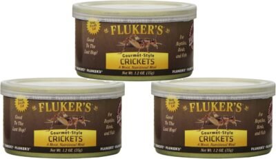 Fluker's Gourmet Canned Crickets 12oz 3 Pack