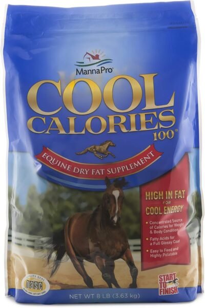 Manna Pro Cool Calories 100 Equine Dry Fat Supplement for Healthy