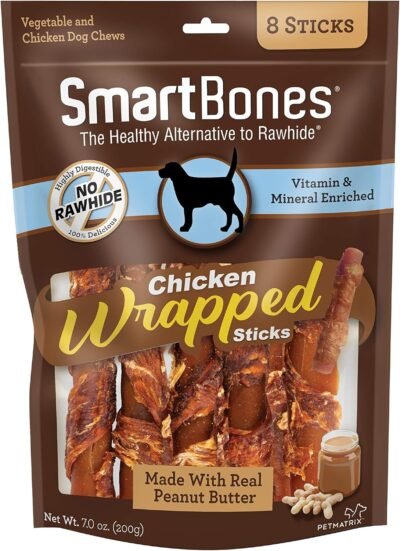 SmartBones Chicken-Wrapped Sticks for Dogs