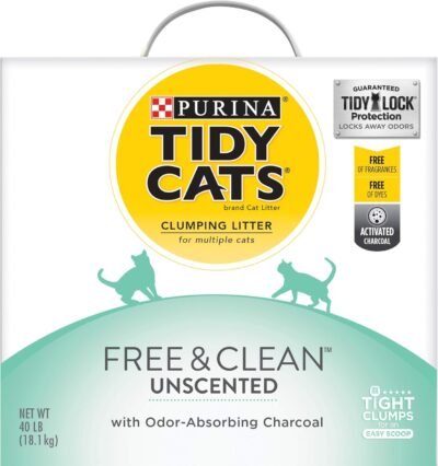 Purina Tidy Cats Clumping Cat Litter Free & Clean Unscented Multi Cat