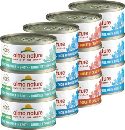 almo nature HQS Natural Variety Pack Grain Free Recipes in Broth -