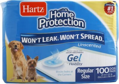 Hartz Home Protection Unscented Odor Eliminating Gel Dog Pads