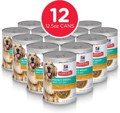 Hill's Science Diet Canned Wet Dog Food Adult Perfect Weight for