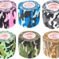 Vet Wrap Tape Bulk Assorted and Camouflage Colors 6 12 18 or 24 Pack