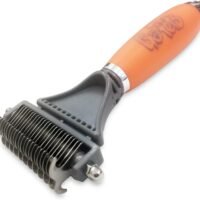 GoPets Dematting Comb with 2 Sided Professional Grooming Rake for