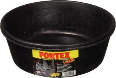 Fortex Feeder Pan for DogsCats and Horses 4-Quart
