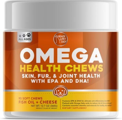 Ready Pet Go Omega 3 for Dogs - Dog Shedding Skin Allergy Itch Relief