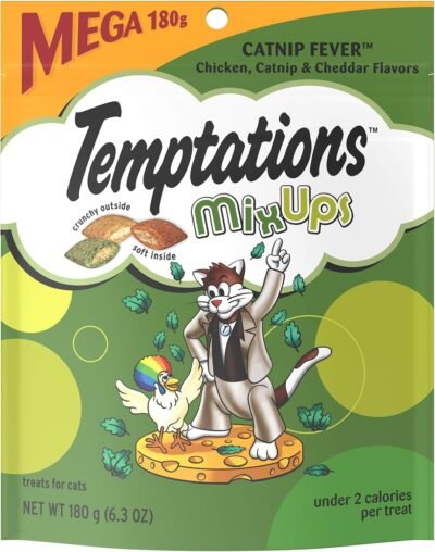 TEMPTATIONS MixUps & Shake Ups Crunchy and Soft Cat Treats 5 - 63 oz