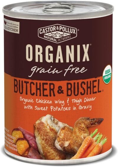 Castor & Pollux Organix Butcher & Bushel Grain Free Organic Canned