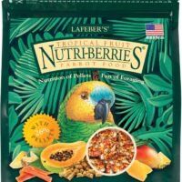 LAFEBER'S Tropical Fruit Nutri-Berries Pet Bird Food Made with