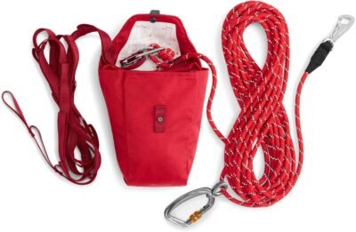 RUFFWEAR - Knot-a-Hitch Dog Hitching System for Campsites Red Currant