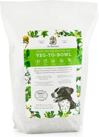 Dr Harvey's Veg-to-Bowl Dog Food Human Grade Dehydrated Base Mix for