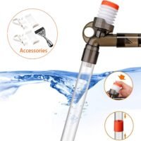 STARROAD-TIM Fish Tank Aquarium Gravel Cleaner Kit Long Nozzle Water