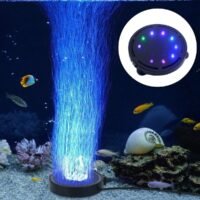 Aquarium Bubble Light Aquarium Air Stone LED Light Air Pump Bubble