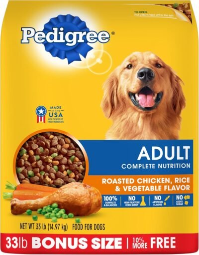 PEDIGREE Adult Complete Nutrition Roasted Chicken Rice & Vegetable