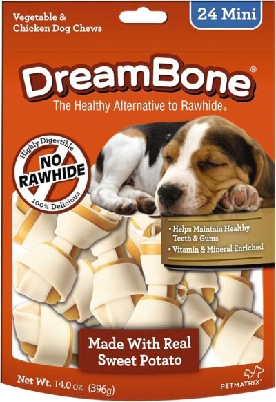 Dreambones Dreambone Sweet Potato Dog Chew 24 PiecePack Mini