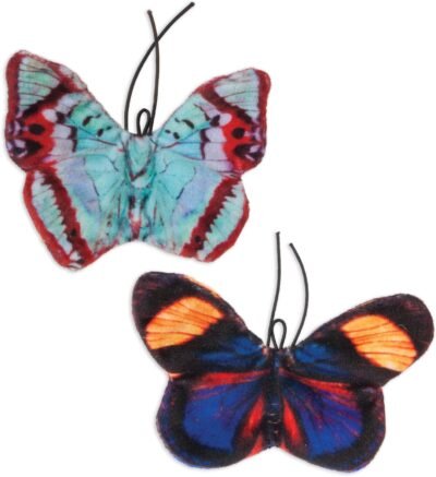 JACKSON GALAXY 32443 Crinkle Flies-Butterfly for Cats 2 Pack