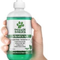 Doggie Dailies Pet Ear Cleaner Tea Tree Oil Witch Hazel and Soothing