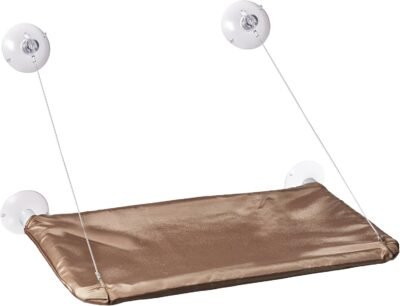 Oster Sunny Seat Window-Mounted Cat Bed 50 Pounds
