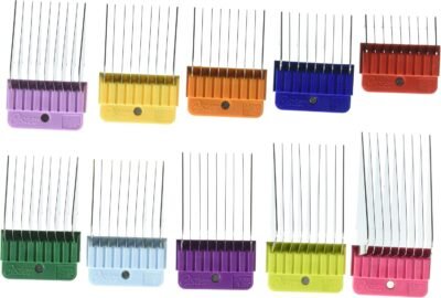 Oster 10-Piece Stainless Steel Pet Clipper Guide Comb Kit