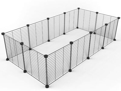 Tespo Pet Playpen Small Animal Cage Indoor Portable Metal Wire yd