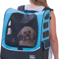 Pet Gear I-GO2 Roller Backpack Travel Carrier Car Seat for CatsDogs
