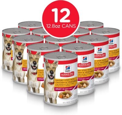 Hill's Science Diet Wet Dog Food Adult Savory Stew