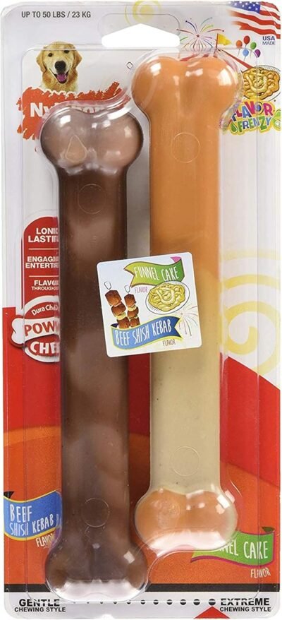Nylabone Flavor Frenzy Power Chew Twin Pack