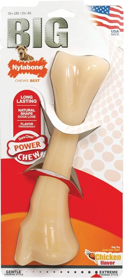 Nylabone Power Chew XL Dog Chew Toys for Aggressive Chewers