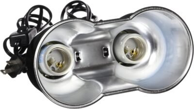 Zoo Med Nano Combo Dome Lamp Fixture 40 Watts Per Socket