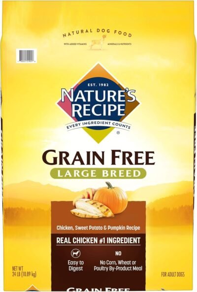 Nature's Recipe Grain Free Dry Dog Food Large Breed Chicken Sweet