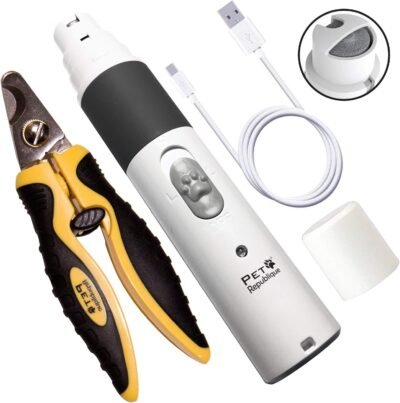 Pet Republique Dog Nail Grinder 2 Speed Electric Rechargeable Nail
