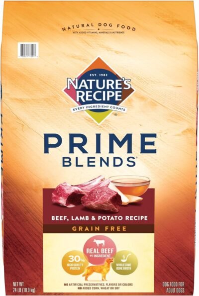 Nature's Recipe Prime Blends Beef Lamb and Potato Recipe Grain Free