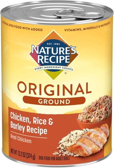 Nature's Recipe Easy to Digest Wet Dog Food 132 Ounce Pack of 12