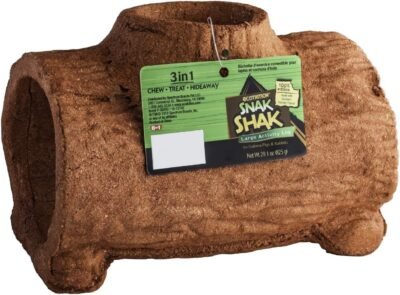eCOTRITION Snak Shak Edible Hideaway for Hamsters Gerbils Mice and