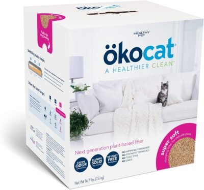 kocat Natural Wood Clumping Cat Litter Package may vary