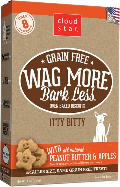Cloud Star Wag More Bark Less Grain Free Itty Bitty Crunchy Biscuit