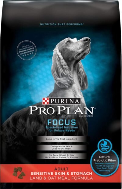 Purina Pro Plan Focus Sensitive Skin & Stomach Lamb & Oat Adult Dry