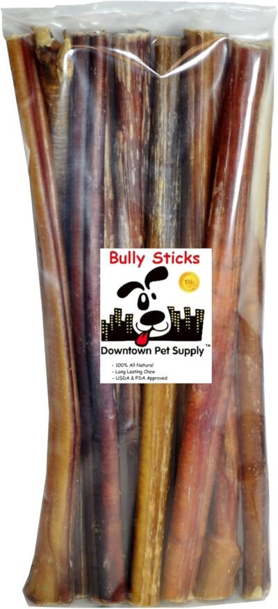 Downtown Pet Supply 12' Bully Sticks - Large Select Thick - Dog Chew