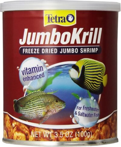 Tetra JumboKrill Freeze-Dried Jumbo Shrimp 35 Ounces Natural Shrimp