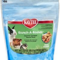Kaytee Fiesta Krunch-A-Rounds with Peanut Center for All Small Animals
